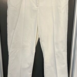 Allison Daley white jeans bootcut size 14R. 5 pocket. Stretch.